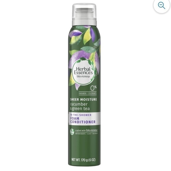 Herbal Essences bio:renew In Shower Foam Conditioner 6 oz Cucumber & Green Tea - Picture 4 of 7